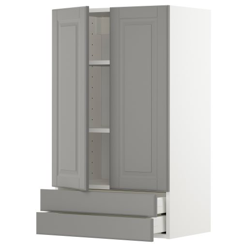 METOD/MAXIMERA, стенен шкаф с 2 врати/2 чекмеджета, 494.588.94