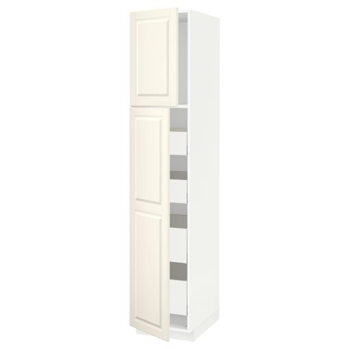 METOD/MAXIMERA, висок шкаф с 2 врати/4 чекмеджета, 494.598.03