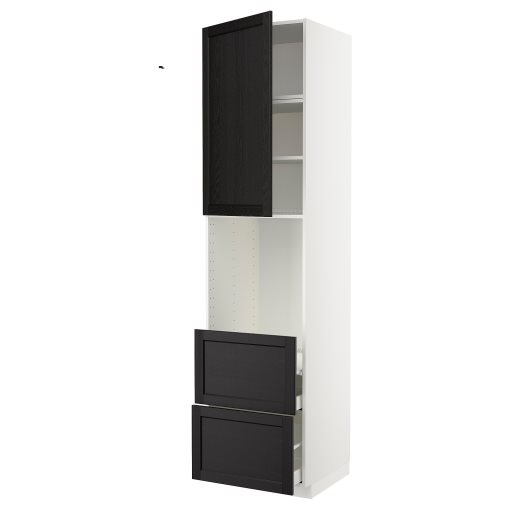 METOD/MAXIMERA, висок шкаф за фурнаа+врата/2 чекм, 494.689.25