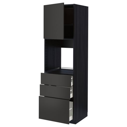 METOD/MAXIMERA, висок шкаф за фурна с врата/3 чекм., 494.978.57