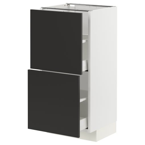 METOD/MAXIMERA, долен шкаф с 2 чекмеджета, 494.982.58