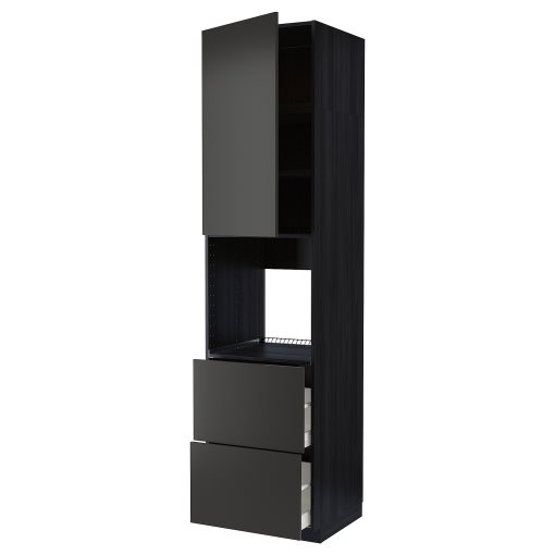 METOD/MAXIMERA, висок шкаф за фурна+врата/2 чекм, 494.988.71