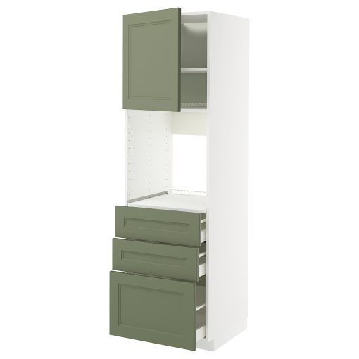 METOD/MAXIMERA, висок шкаф за фурна с врата/3 чекм., 495.182.61