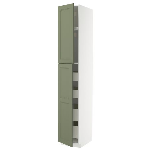 METOD/MAXIMERA, висок шкаф с 2 врати/4 чекмеджета, 495.187.65