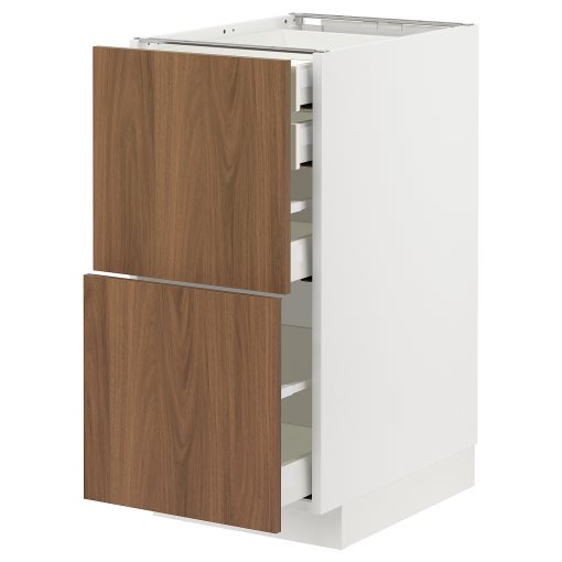 METOD/MAXIMERA, долен шкаф с 2 чела/2 ниски + 1 средно + 1 високо чекм., 495.189.06