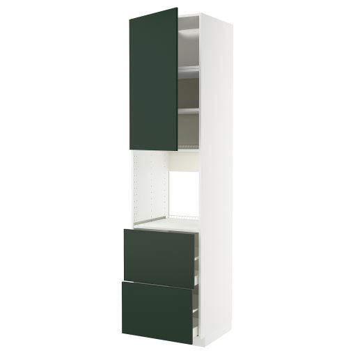 METOD/MAXIMERA, висок шкаф за фурна+врата/2 чекм., 495.570.59