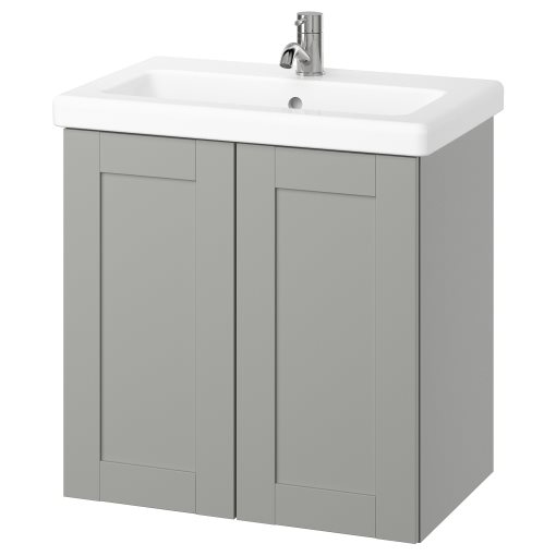 ENHET/TVALLEN, шкаф с врати/мивка/смесител, 495.577.14