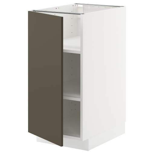 METOD, долен шкаф с рафтове, 495.585.01