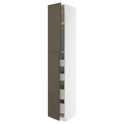 METOD/MAXIMERA, висок шкаф с 2 врати/4 чекмеджета, 495.586.76