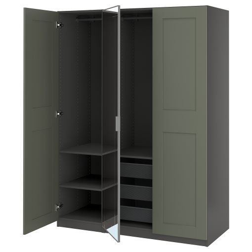 PAX/KAMMARTORP/GRIMO, гардероб - комбинация, 495.792.59