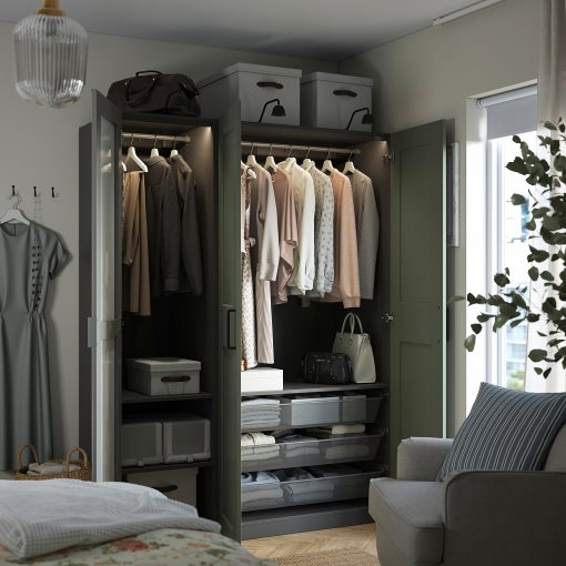 PAX/KAMMARTORP/GRIMO, гардероб - комбинация, 495.792.59