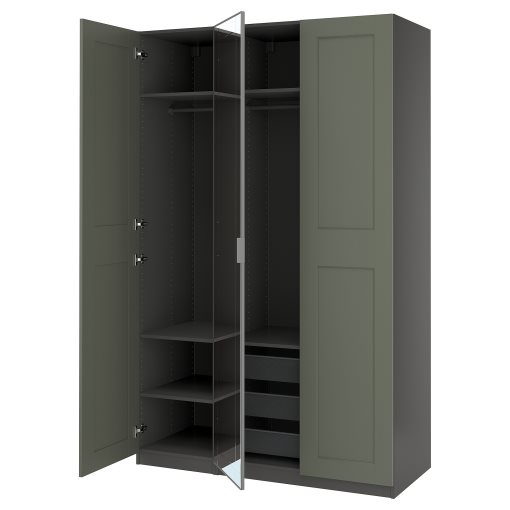 PAX/KAMMARTORP/GRIMO, гардероб - комбинация, 495.792.64