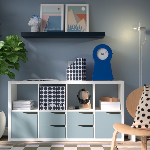 KALLAX, етажерка, с 2 врати/4 чекмеджета, 495.799.71