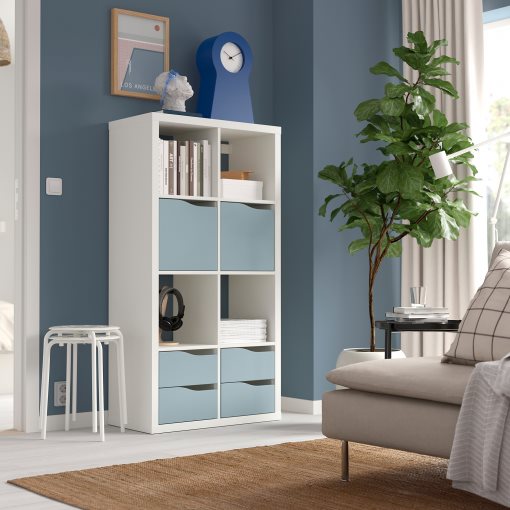 KALLAX, етажерка, с 2 врати/4 чекмеджета, 495.799.71