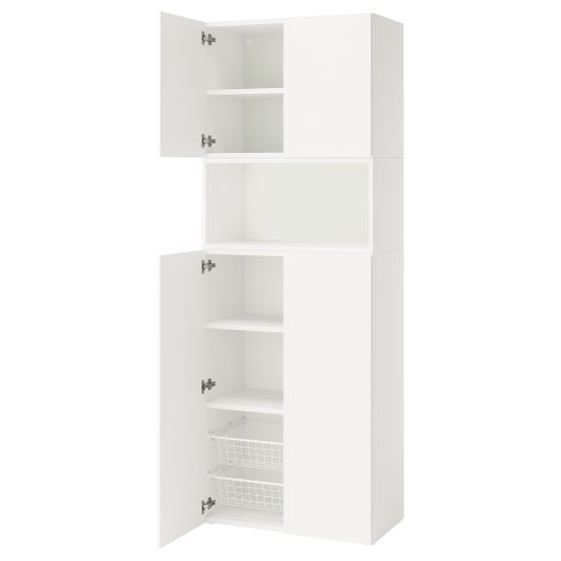 PLATSA, комбиниран артикул за съхранение с врати, 495.858.68