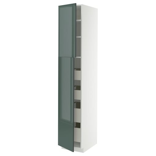 METOD/MAXIMERA, висок шкаф с 2 врати/4 чекмеджета, 495.863.54