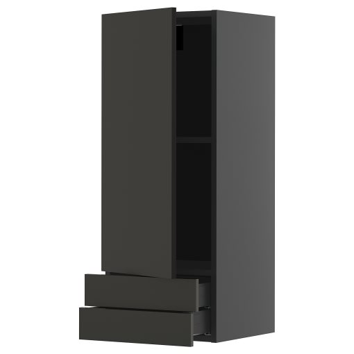 METOD/KNIVSHULT, стенен шкаф с врата/2 чекмеджета, 495.869.81