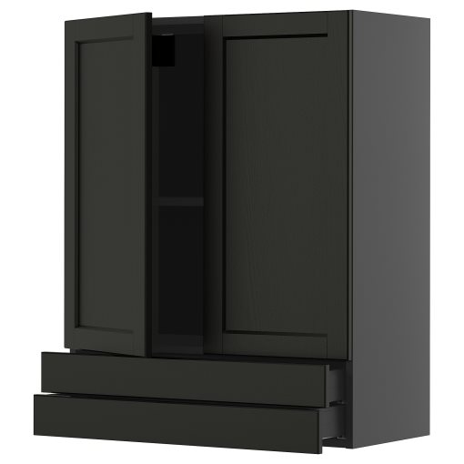 METOD/KNIVSHULT, стенен шкаф с 2 врати/2 чекмеджета, 495.886.59