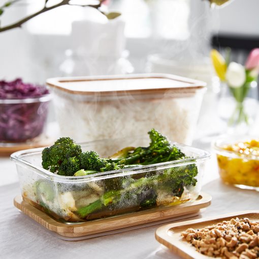 IKEA 365+, капак за кутия за храна, правоъгълен, 503.819.07