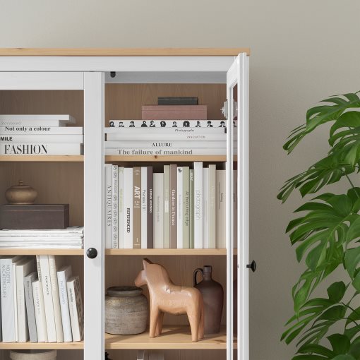 HEMNES, витрина с 3 чекмеджета, 504.135.07