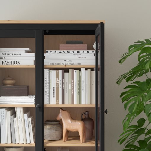 HEMNES, витрина с 3 чекмеджета, 504.522.97