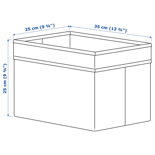 DRÖNA, кутия, 25x35x25 см, 504.670.67