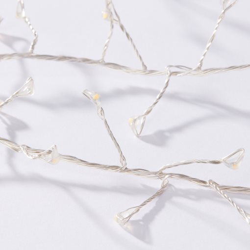 STRÅLA, LED светещ гирлянд, 160 кр., на батерии, 505.824.54