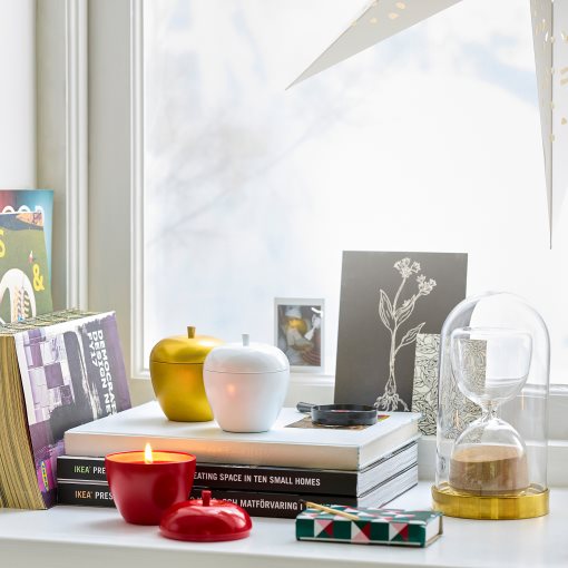 VINTERFINT, ароматна свещ в метална поставка, 505.999.11