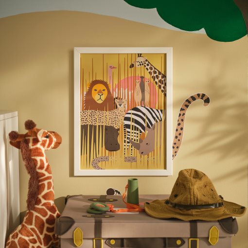 SANDLÖPARE/BILD, постер "Животните в саваната", 506.019.09