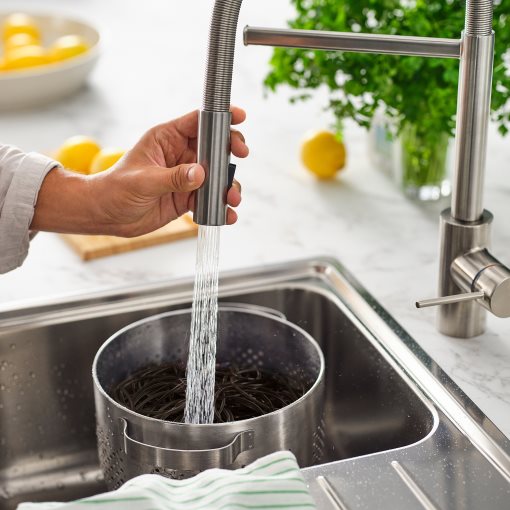 SALLSJÖN, изтеглящ се кухненски смеситил със струйник, 506.045.59