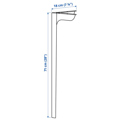 SKÅLSTA, крак за маса, 506.116.54