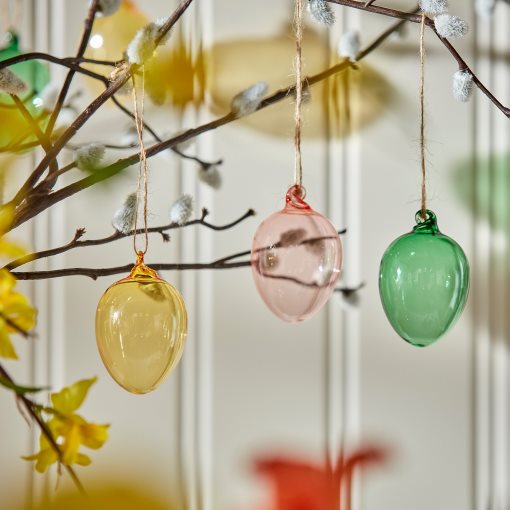 TJÄRLEK, декорация за окачване, 3 бр., 506.124.46