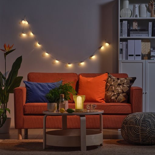 SOLVINDEN, LED гирлянда с 12 лампички, соларна, 506.191.84