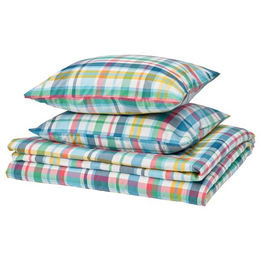 HÖSTGENTIANA, плик за завивка и 2 калъфки, 240x220/50x60 см, 506.205.35