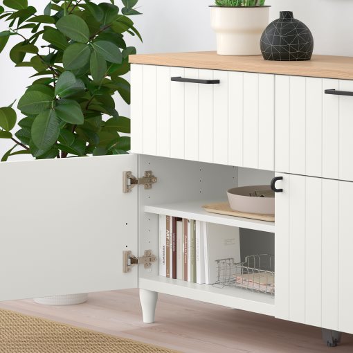 BESTÅ, комбинация за съхранение с врати/чекмеджета, 593.876.84