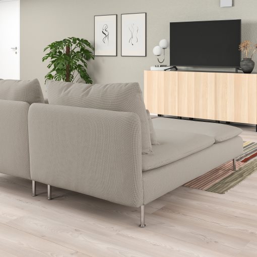 SÖDERHAMN, 4-местен диван с лежанка с отворен край, 594.497.00