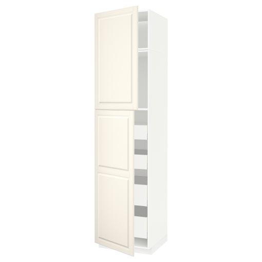 METOD/MAXIMERA, висок шкаф с 2 врати/4 чекмеджета, 594.564.65