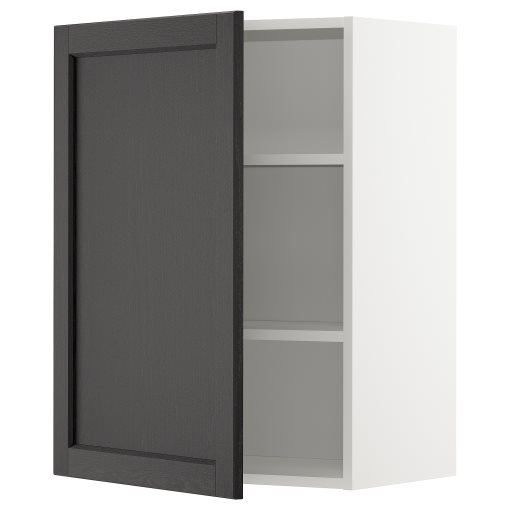 METOD, стенен шкаф с рафтове, 594.644.51