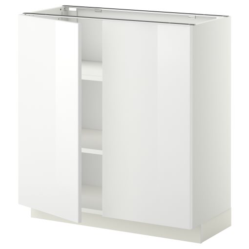 METOD, долен шкаф с рафтове/2 вратички, 594.652.24