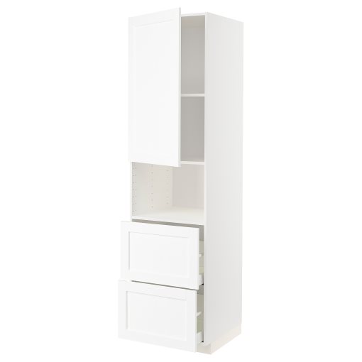 METOD/MAXIMERA, Висок шкаф за микровълнова фурна, врата/2чкм, 594.735.87