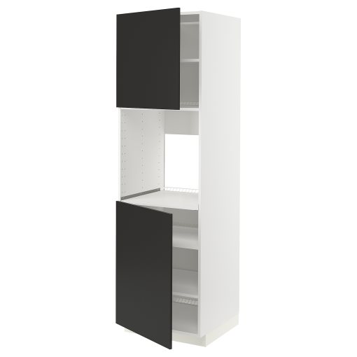 METOD, висок шкаф за фурна с 2 врати/рафт, 594.979.65