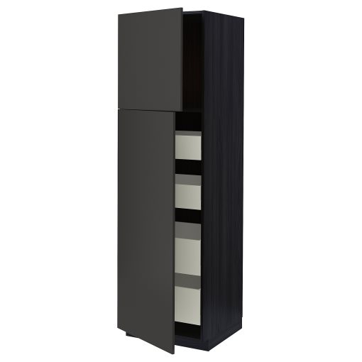 METOD/MAXIMERA, висок шкаф с 2 врати/4 чекмеджета, 594.980.12
