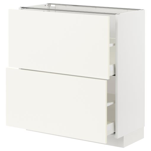 METOD/MAXIMERA, долен шкаф с 2 чекмеджета, 595.072.24