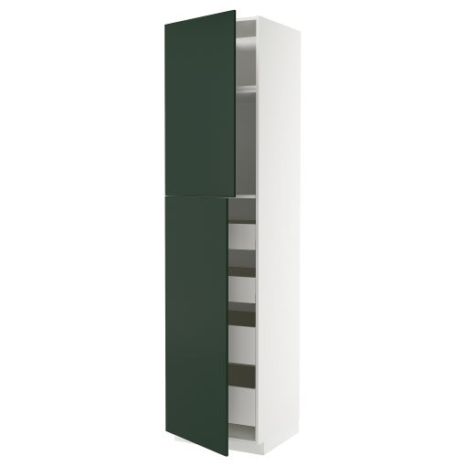 METOD/MAXIMERA, висок шкаф с 2 врати/4 чекмеджета, 595.573.89