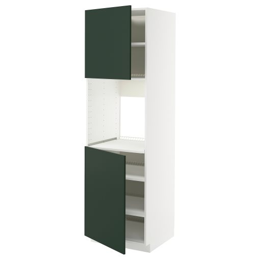 METOD, висок шкаф за фурна с 2 врати/рафт, 595.576.24