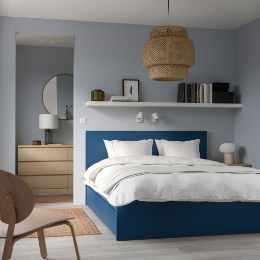 MALM, високо легло с 2 контейнера, 595.599.44