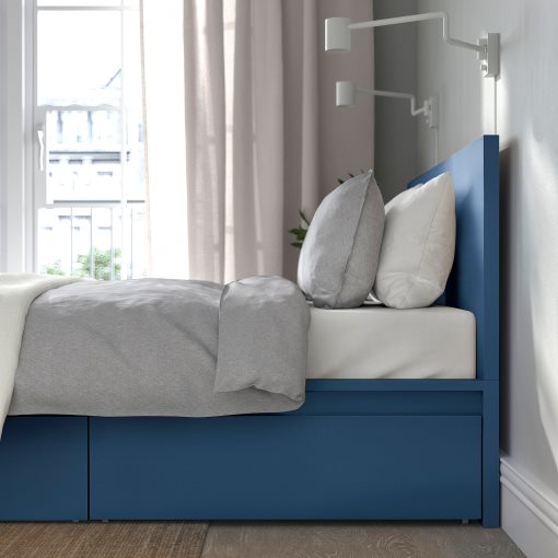 MALM, високо легло с 2 контейнера, 595.599.44