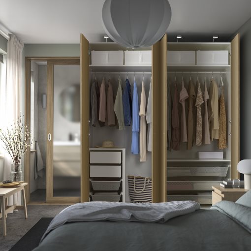 PAX/STORKLINTA, гардероб - комбинация, 595.627.67