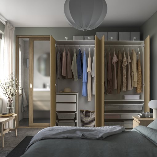 PAX/STORKLINTA, гардероб - комбинация, 595.627.72