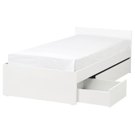 VIHALS, рамка за легло с 2 кутии за съхранение, 595.819.83